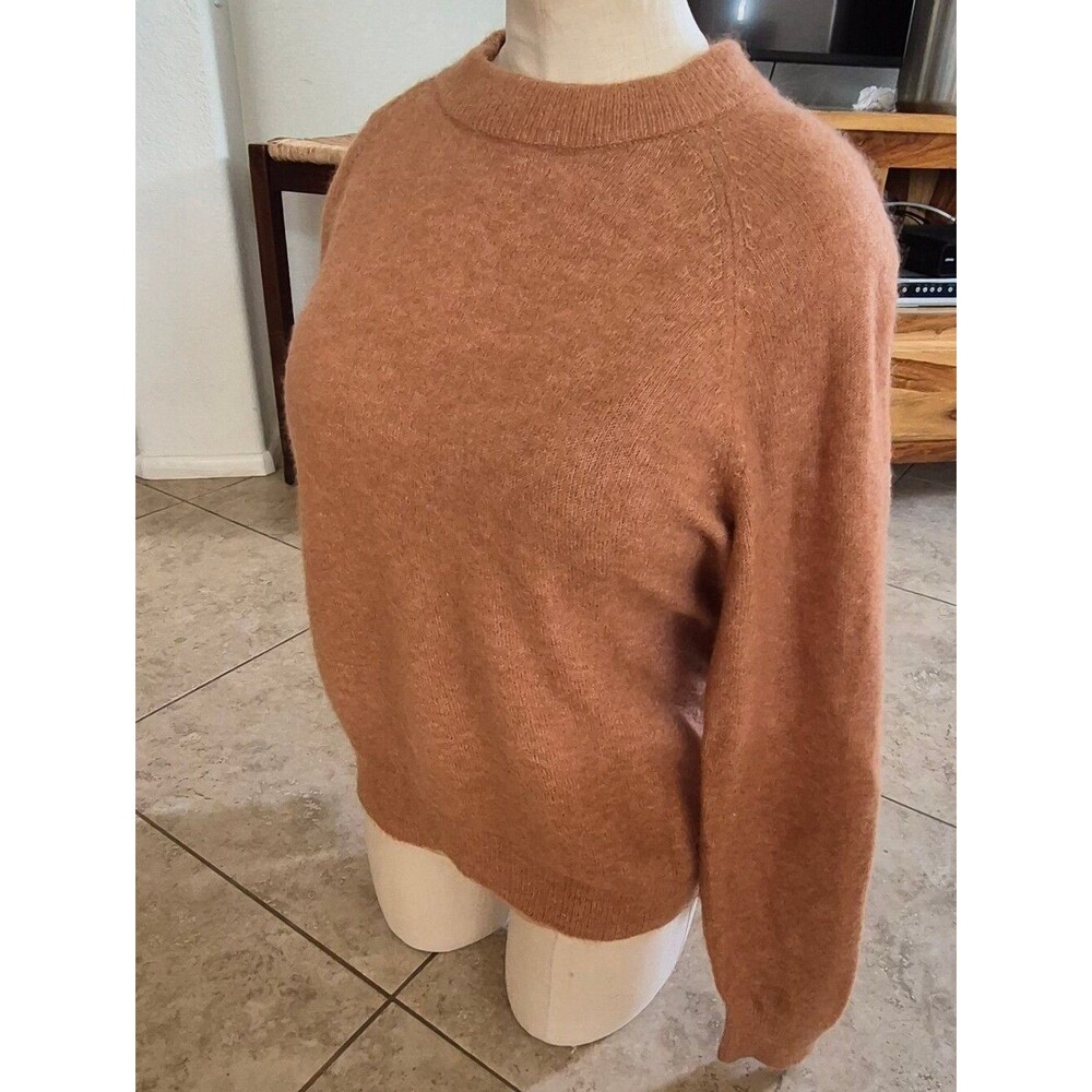 Zara Nylon, 19% Wool &19% Alpaca blend Fuzzy Sweater Sz Medium